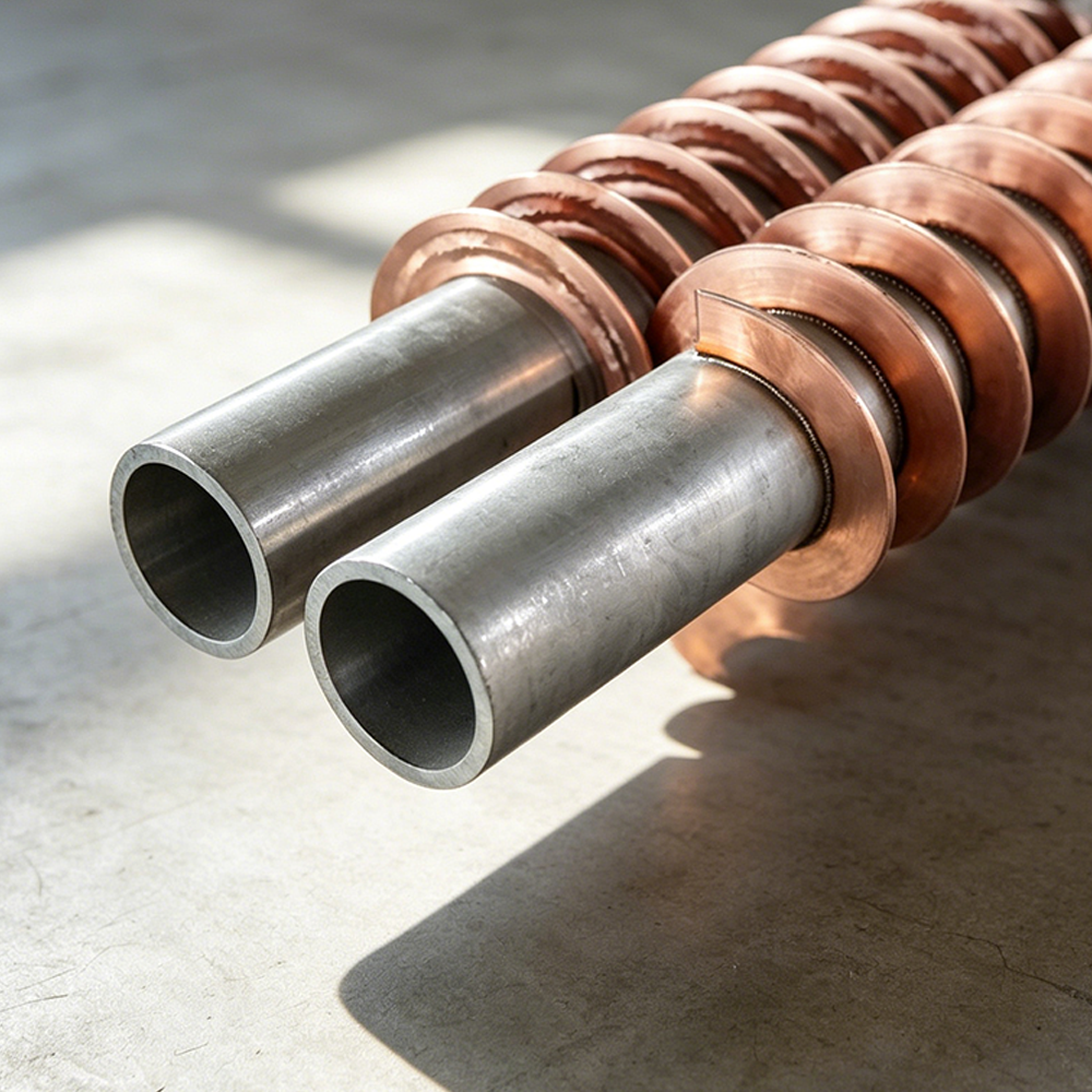 Laser-finned tubes