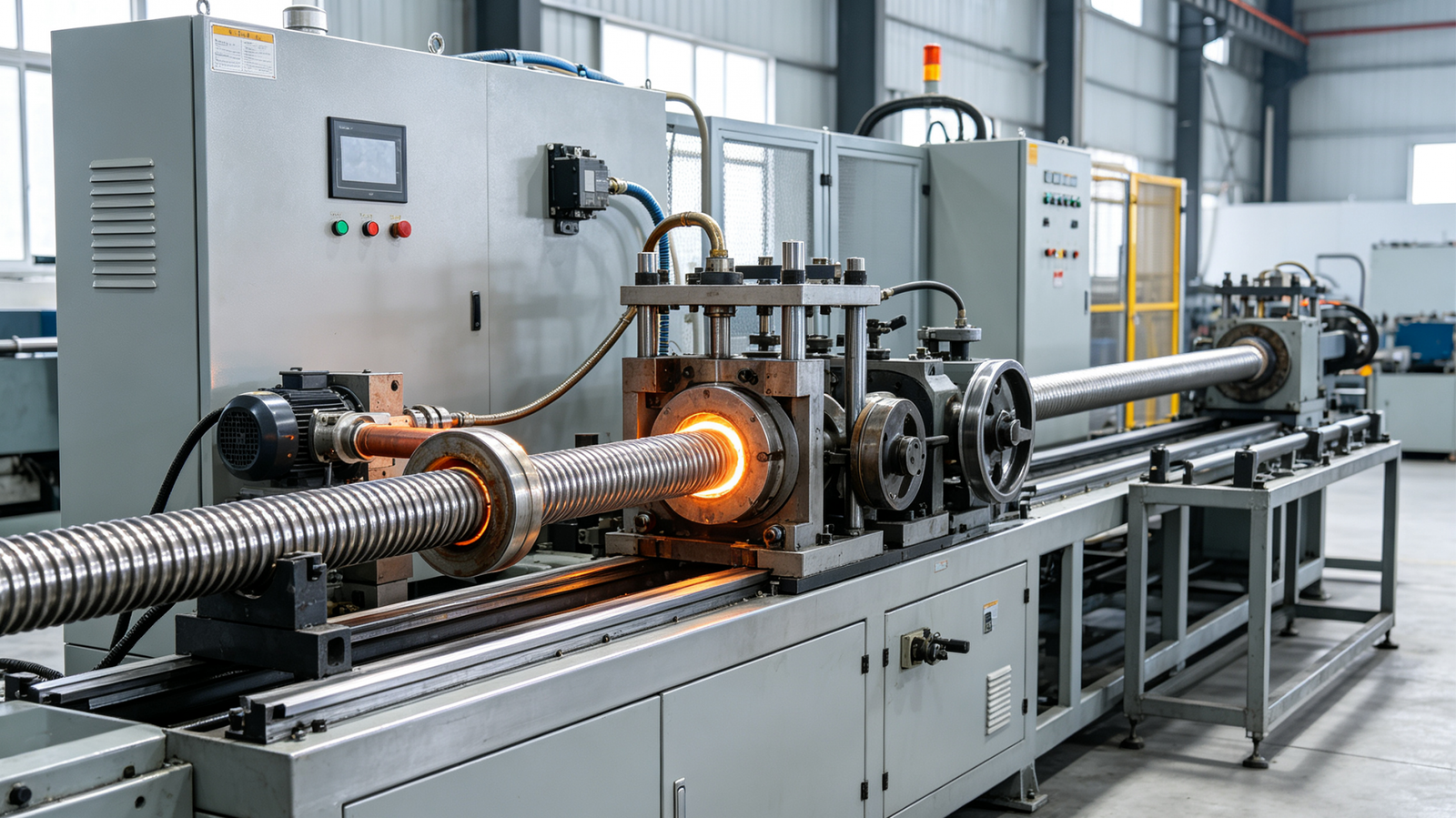 High-Frequency Welding Process on Finned Tubes