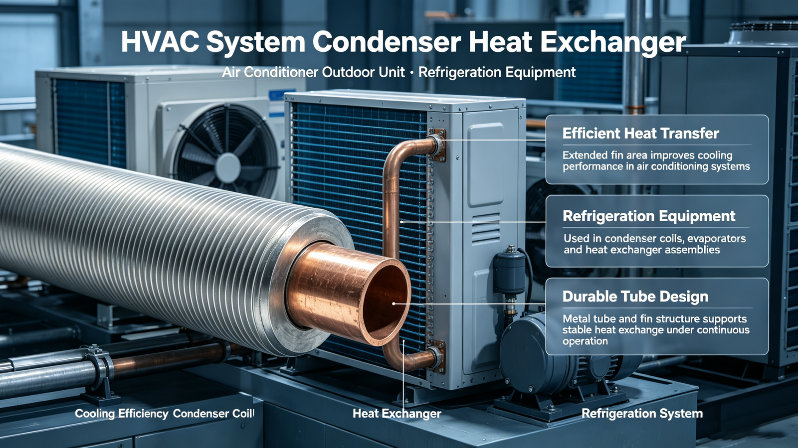 HVAC and Refrigeration Extruded Finned Tube Application
